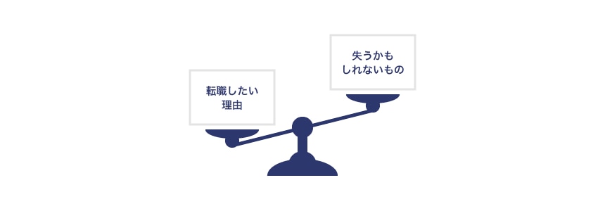 >転職するか？　現職にとどまるか？