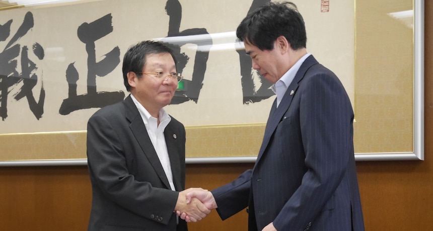 第二東京弁護士会　伊東 卓会長、新潟県弁護士会　兒玉 武雄会長
