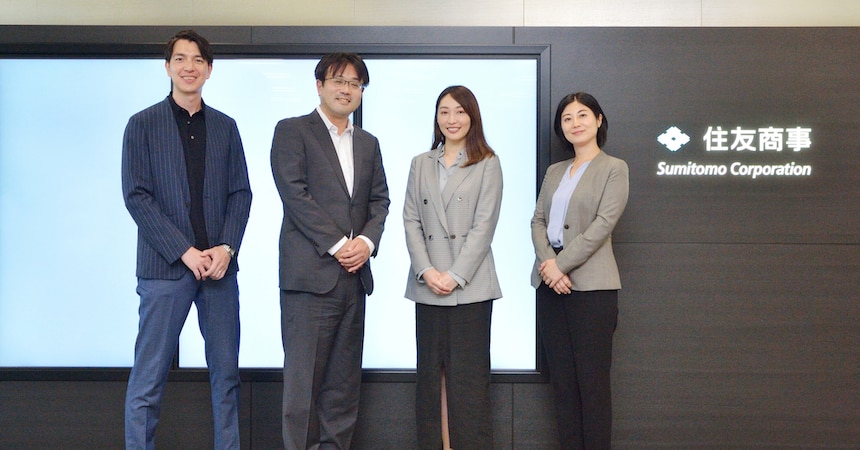 住友商事 法務部インタビューの様子