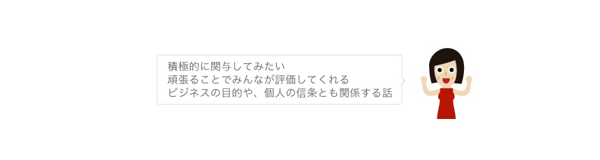 積極的に関与してみたい