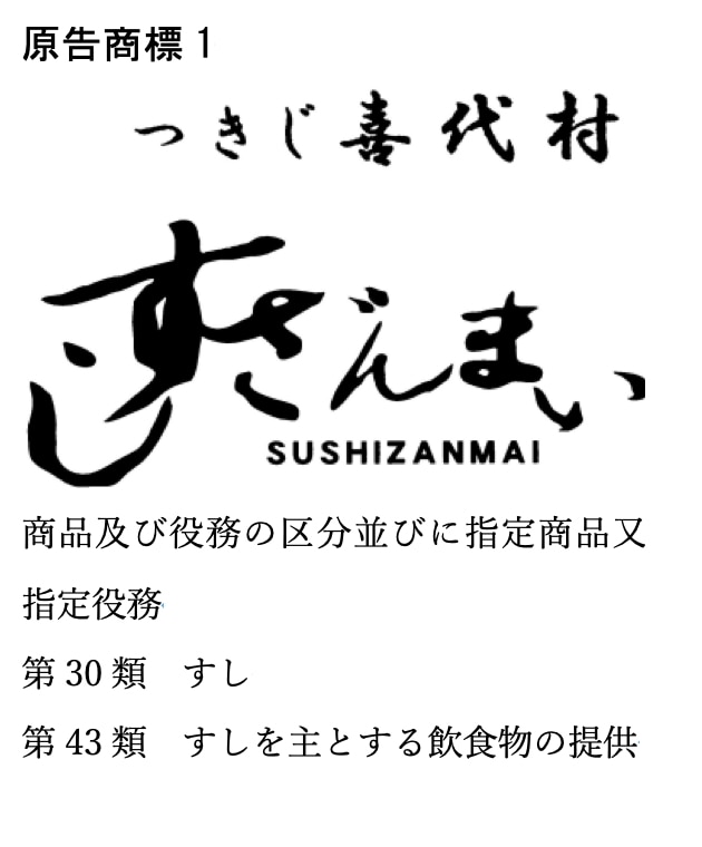 すしざんまい原告商標1