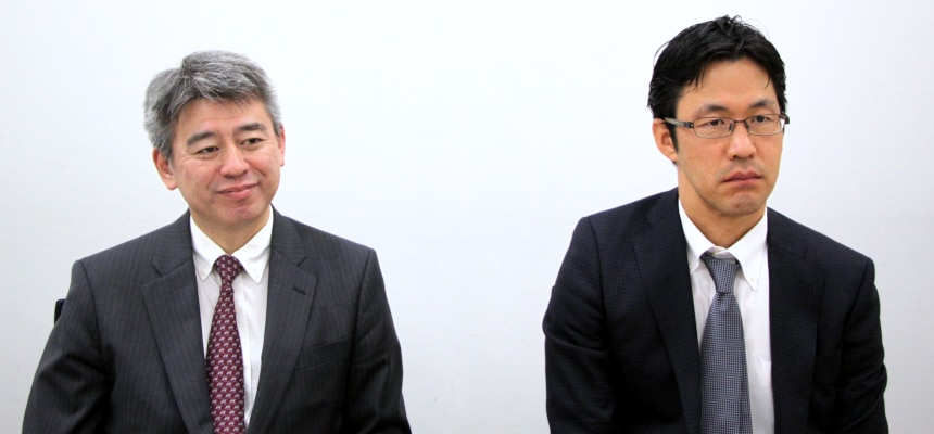 （左から）ネットワンシステムズ株式会社 リスク管理室 エキスパート 福原 英之氏、同社 管理本部 法務・CSR室 室長 種田 匡毅氏