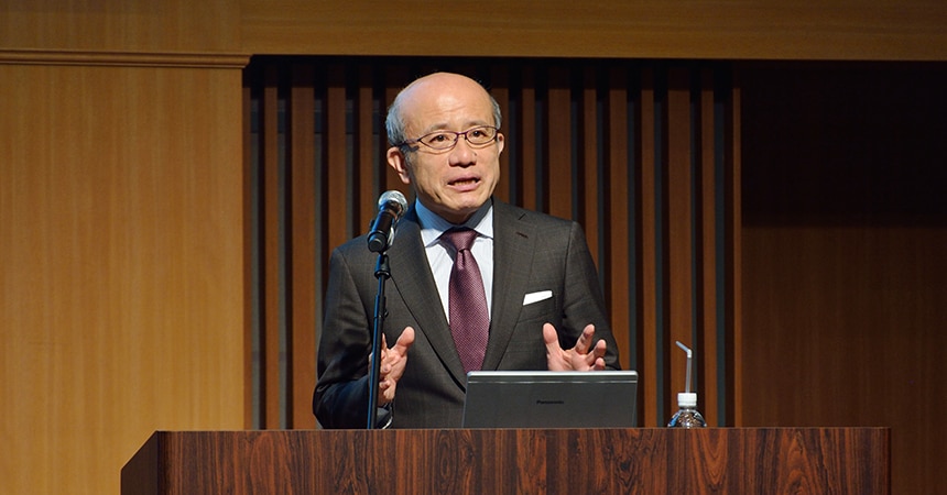 DX時代における法務部門の在り方を説く國廣氏