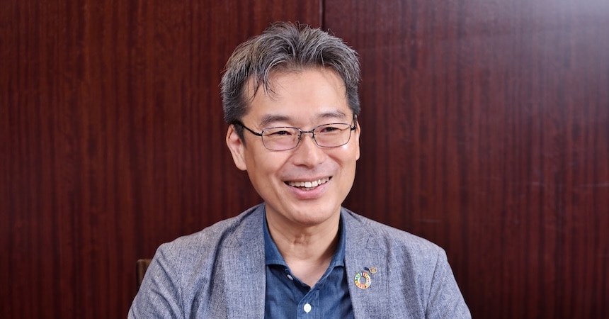 根布 朋和 氏(法務コンプライアンス部長)