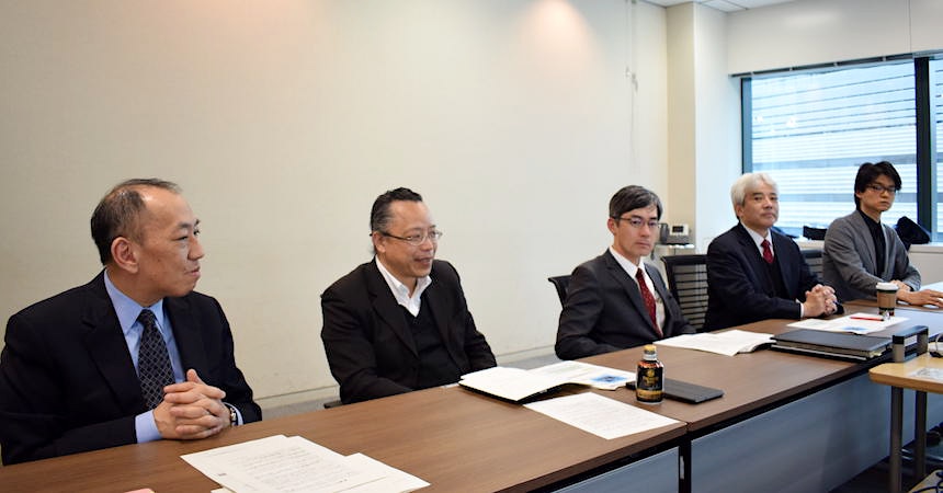 富士通株式会社　山本 隆彦氏、土屋 哲氏、荒堀 淳一氏、株式会社富士通研究所　中田 恒夫氏、中尾 悠里氏